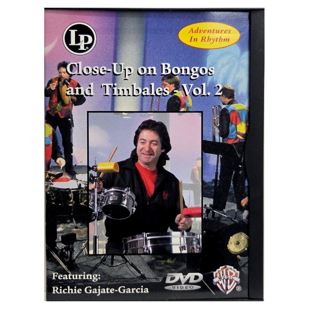 Close-Up on Bongos and Timbales Vol. 2 DVD Richie Gajate-Garcia Latin Percussion